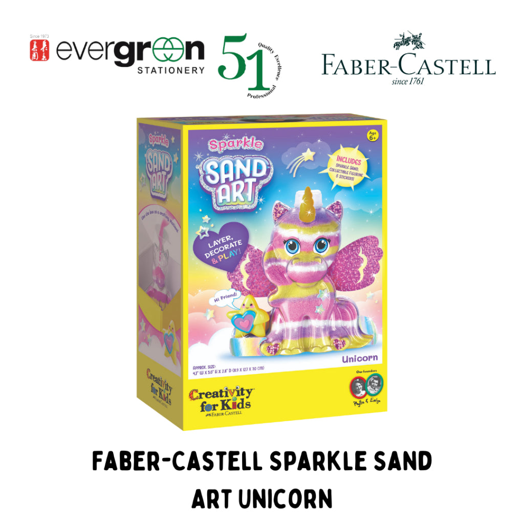 [SG] Faber-Castell Sparkle Sand Art Unicorn [Evergreen Stationery]