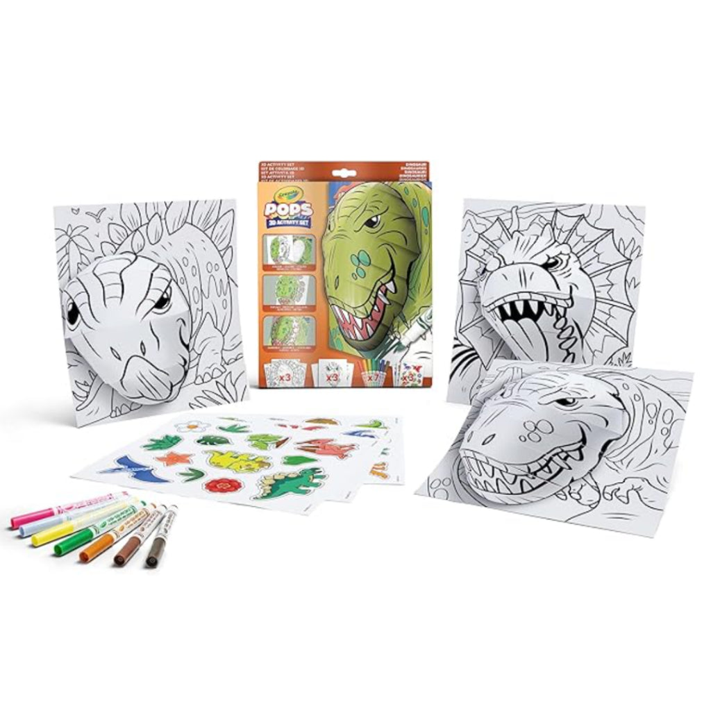 [SG] Crayola Pops Coloring Activity (8 Designs) [Evergreen Stationery]
