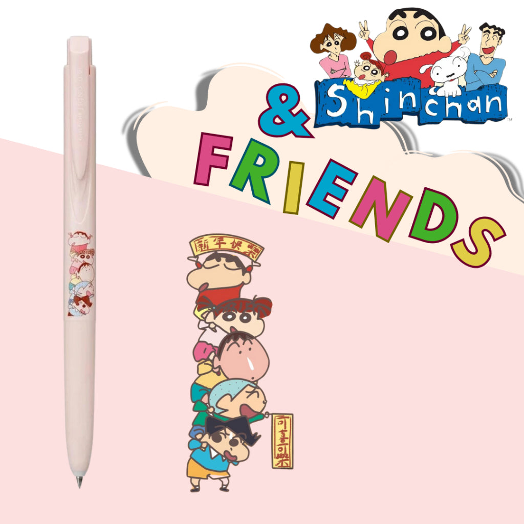 [SG] LIMITED EDITION Uni Crayon ShinChan Signo Gel Pen [Evergreen Stationery]