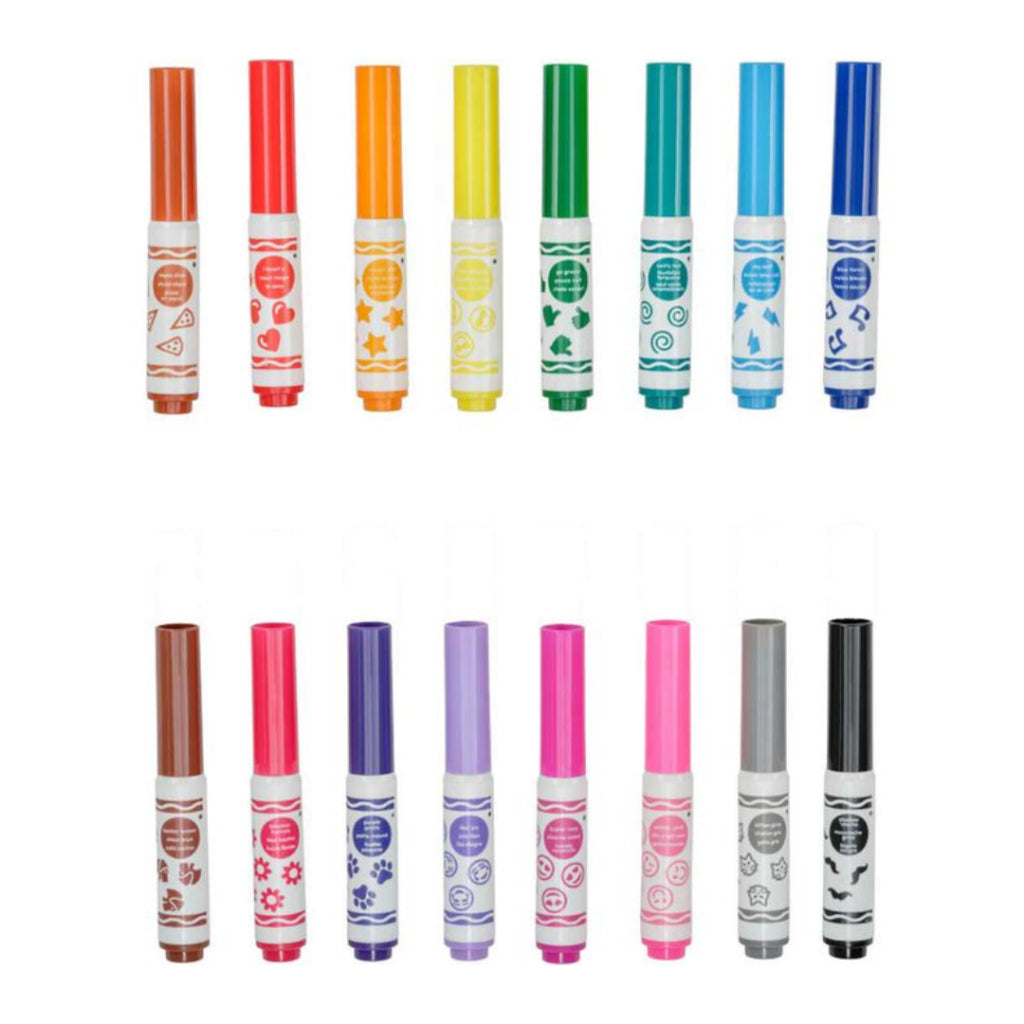 [SG] Crayola Pip-Squeaks Emoji Stamp Markers, 16 Count [Evergreen Stationery]