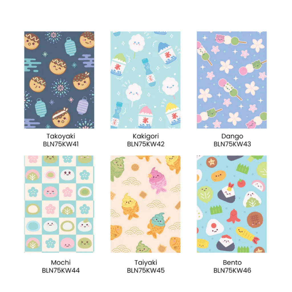 [SG] Pentel Energel Limited Edition Kawaii Japanese Snacks Pen (6 Piece Set) [Evergreen Stationery]