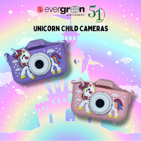 [SG] NEW Cute Unicorn Child Camera [Evergreen Stationery]