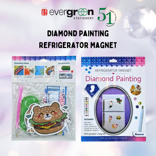 [SG] Diamond Painting Refrigerator Magnet [Evergreen Stationery]