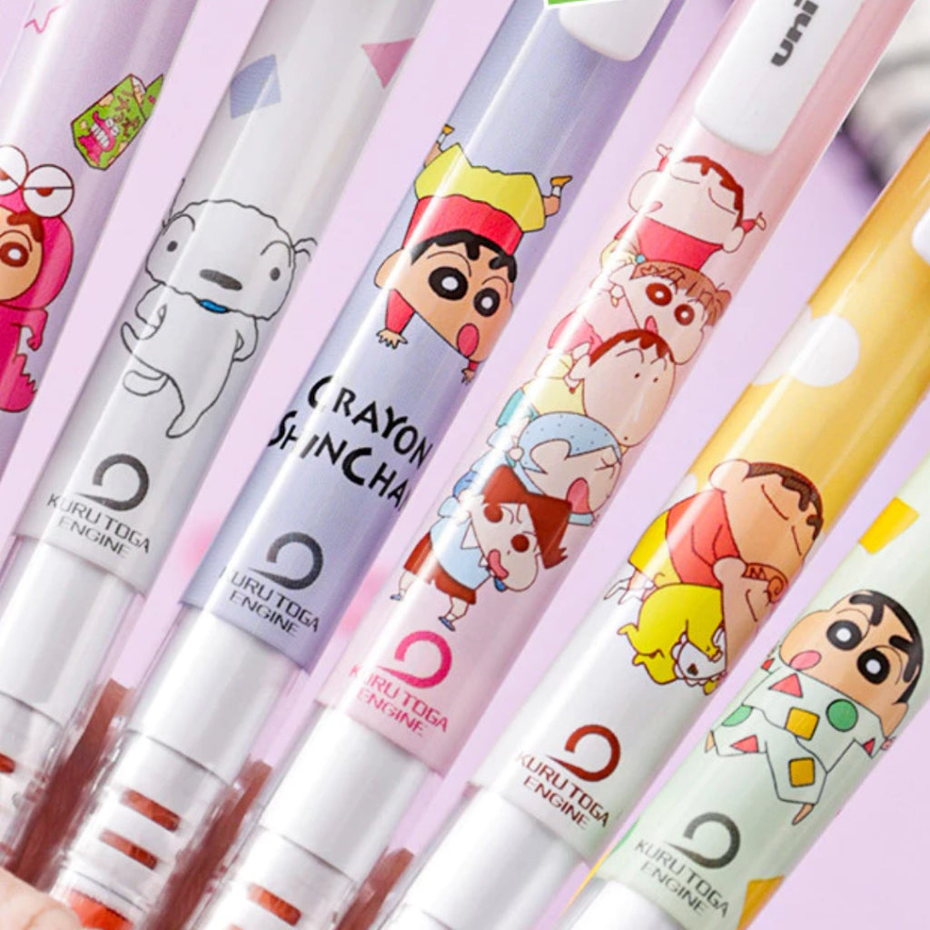 [SG] LIMITED EDITION Uni Crayon ShinChan Kurutoga 0.5mm Mechanical Pencil [Evergreen Stationery]
