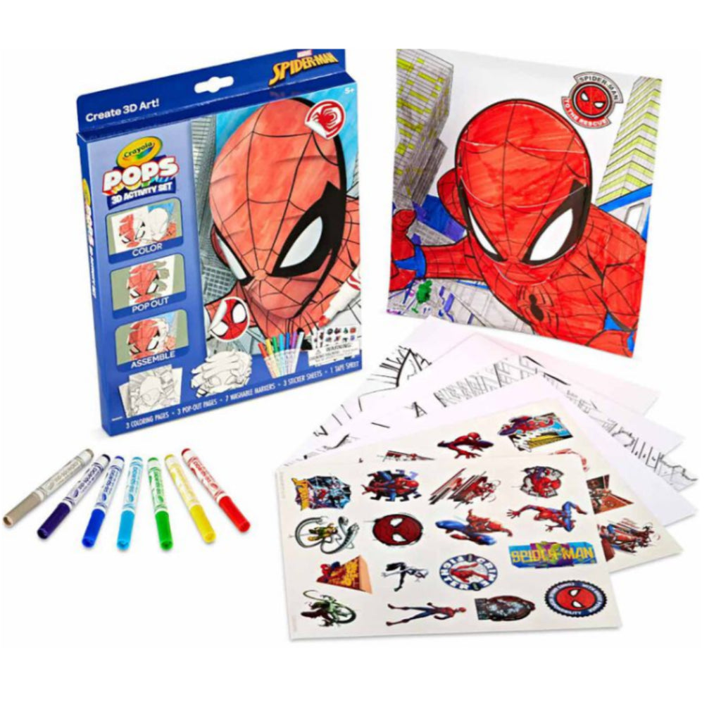 [SG] Crayola Pops Coloring Activity (8 Designs) [Evergreen Stationery]