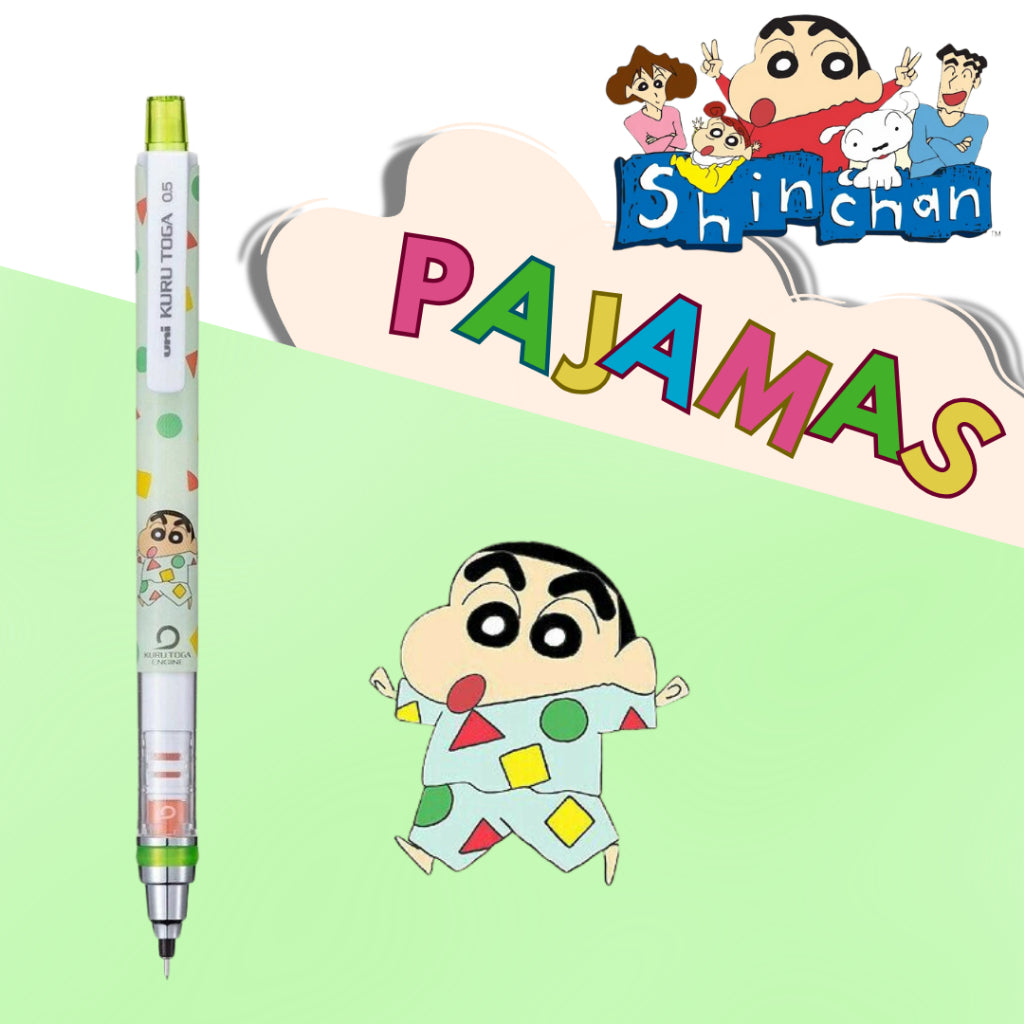 [SG] LIMITED EDITION Uni Crayon ShinChan Kurutoga 0.5mm Mechanical Pencil [Evergreen Stationery]