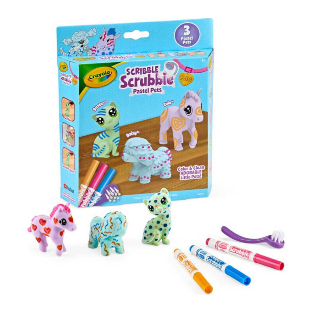 [SG] Crayola Scribble Scrubbies Pastel Pets [Evergreen Stationery]