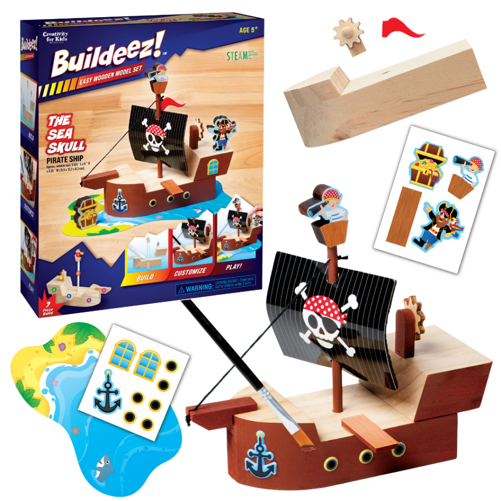 [SG] Faber-Castell Buildeez (Pirate Ship The Sea Skull/Race Car Blaze) [Evergreen Stationery]