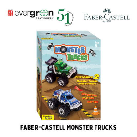 [SG] Faber-Castell Monster Trucks [Evergreen Stationery]