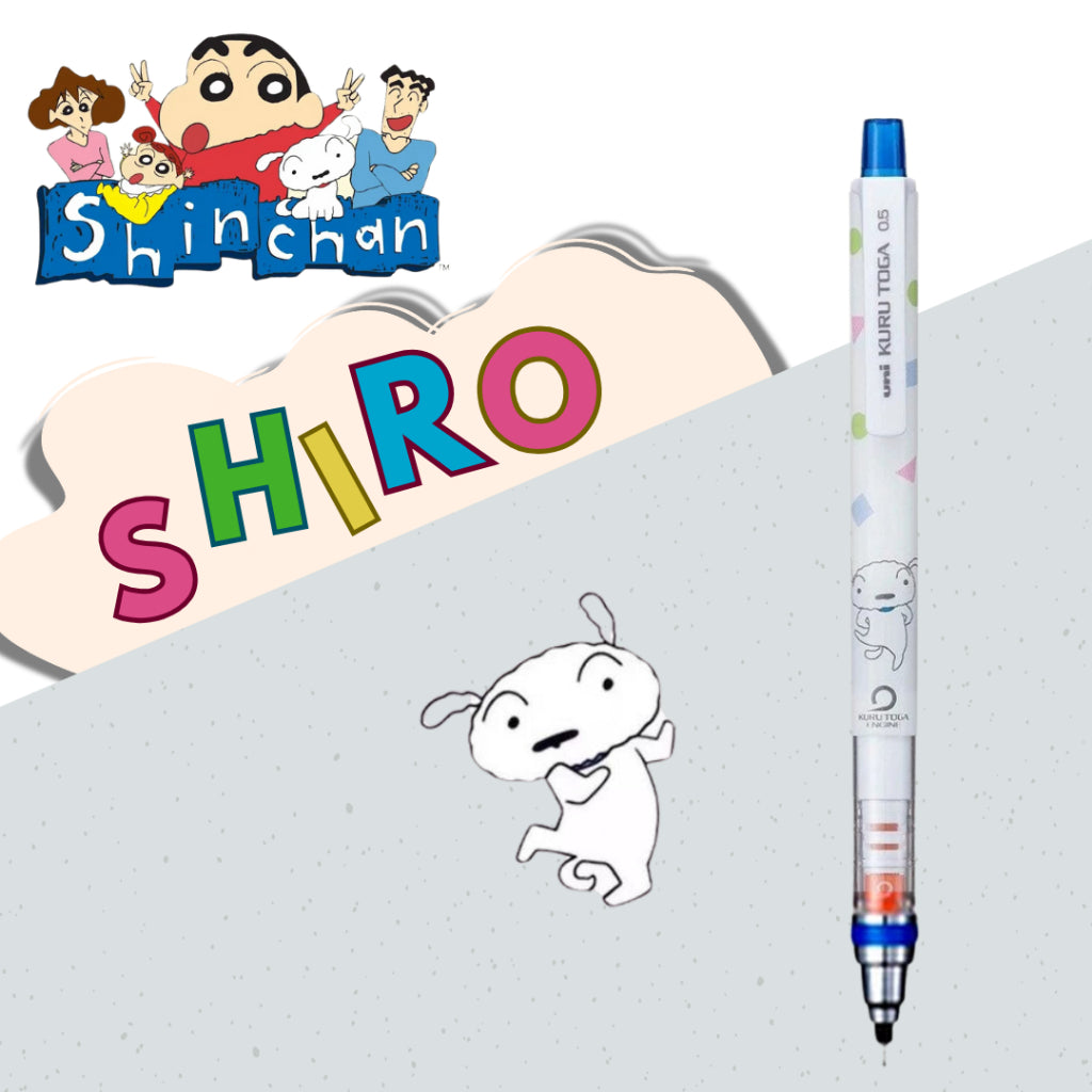 [SG] LIMITED EDITION Uni Crayon ShinChan Kurutoga 0.5mm Mechanical Pencil [Evergreen Stationery]