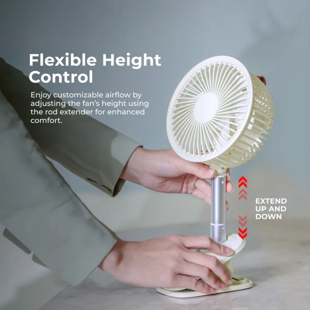 [SG] SoundTech Oscillating Clip Fan [Evergreen Stationery]