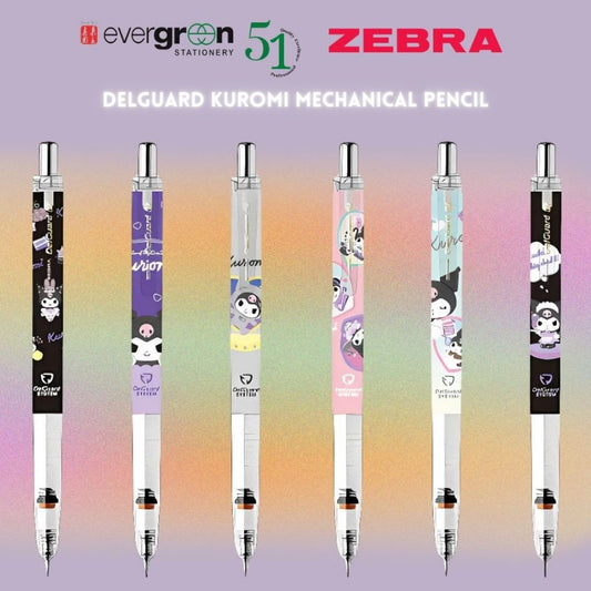 [SG] 'Zebra Delguard Kuromi Mechanical Pencil [Evergreen Stationery]