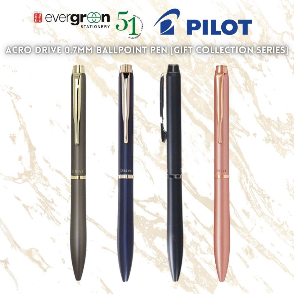 [SG] Pilot Acro Drive 0.7mm Ballpoint Pen [Gift Collection Series] [Evergreen Stationery]