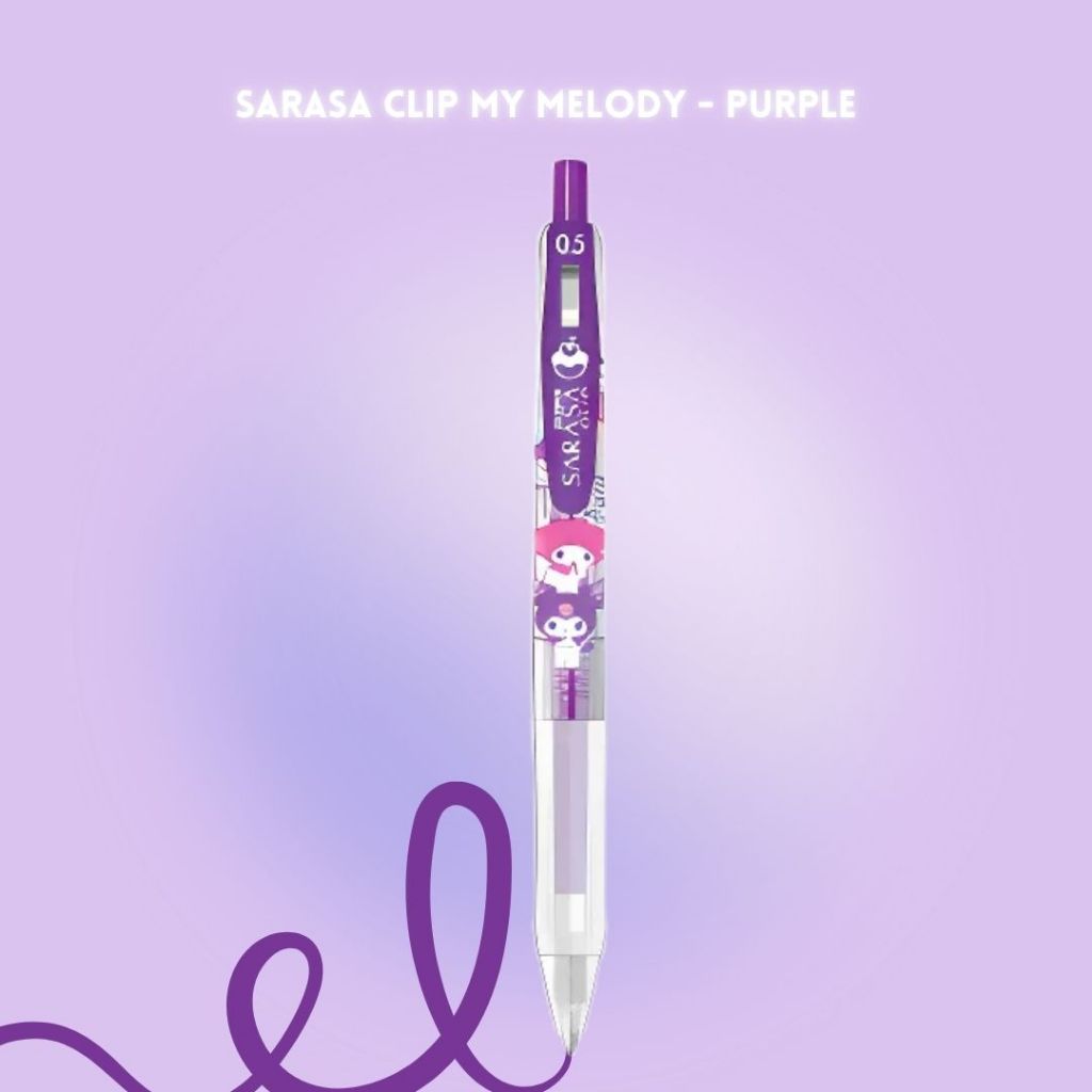 [SG] Zebra Sarasa Clip My Melody Individual [Evergreen Stationery]