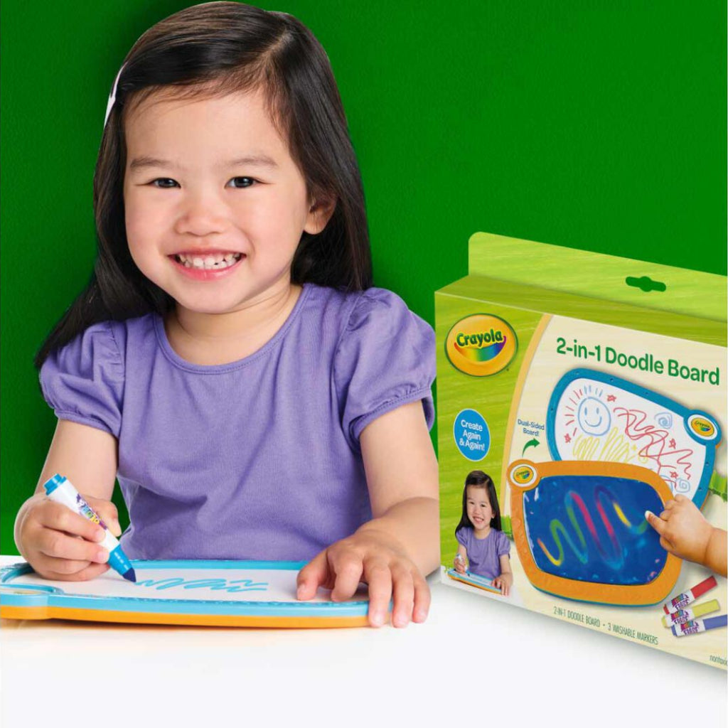 [SG] Crayola 2-in-1 Doodle Board [Evergreen Stationery]