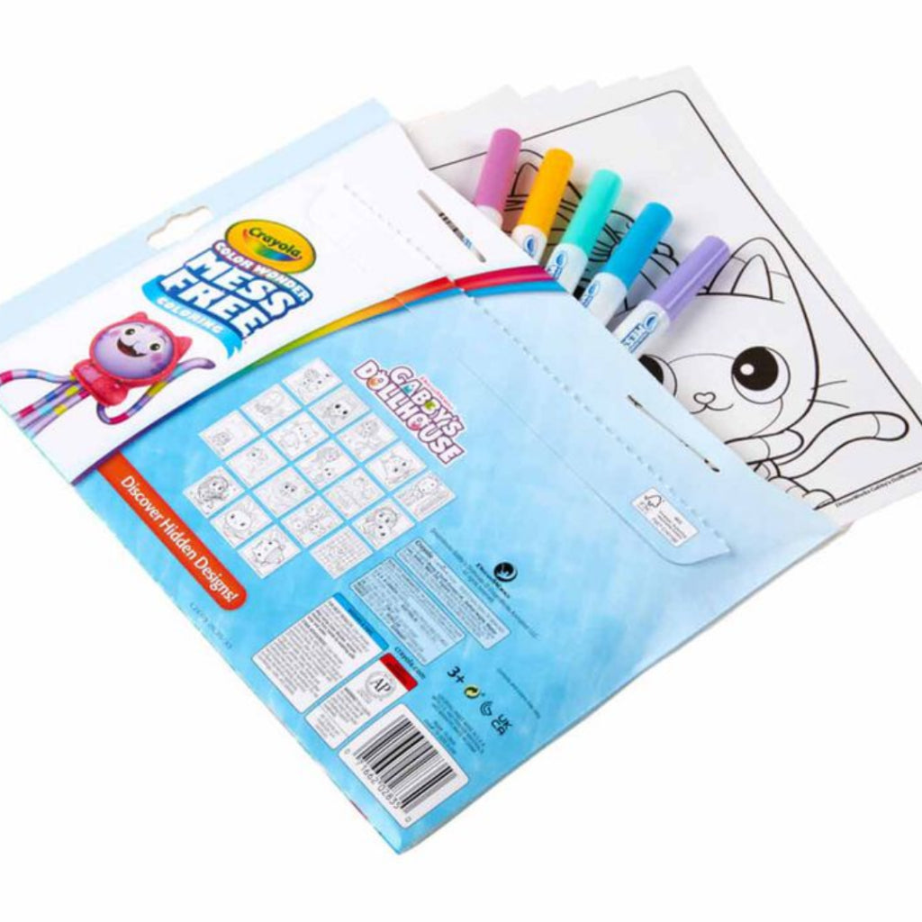 [SG] Crayola Color Wonder Mess Free Gabby's Dollhouse Coloring Set [Evergreen Stationery]