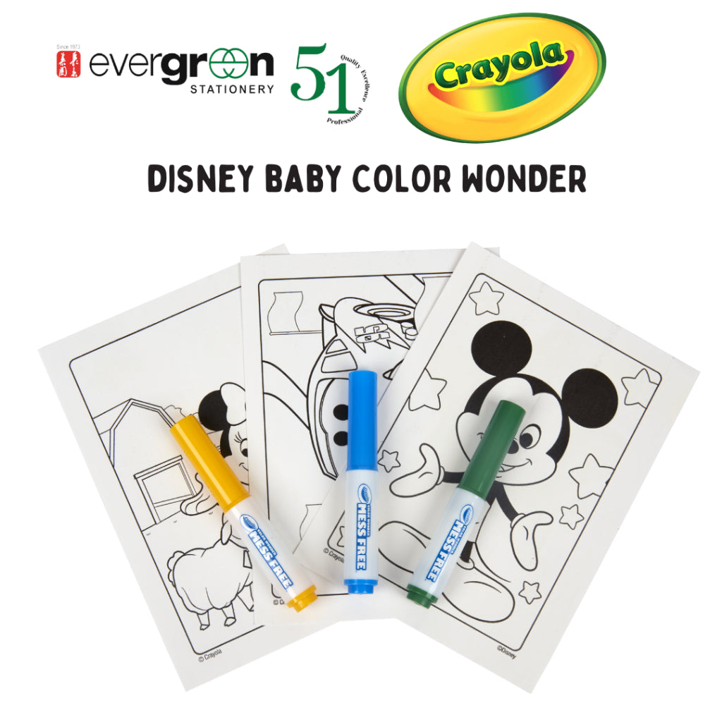 [SG] Crayola 752831 Color Wonder Disney Baby Mini Box [Evergreen Stationery]