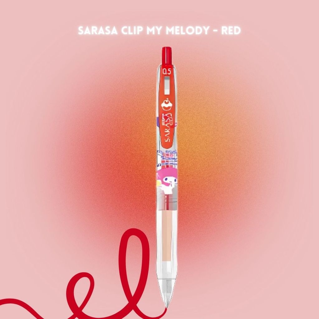[SG] Zebra Sarasa Clip My Melody Individual [Evergreen Stationery]