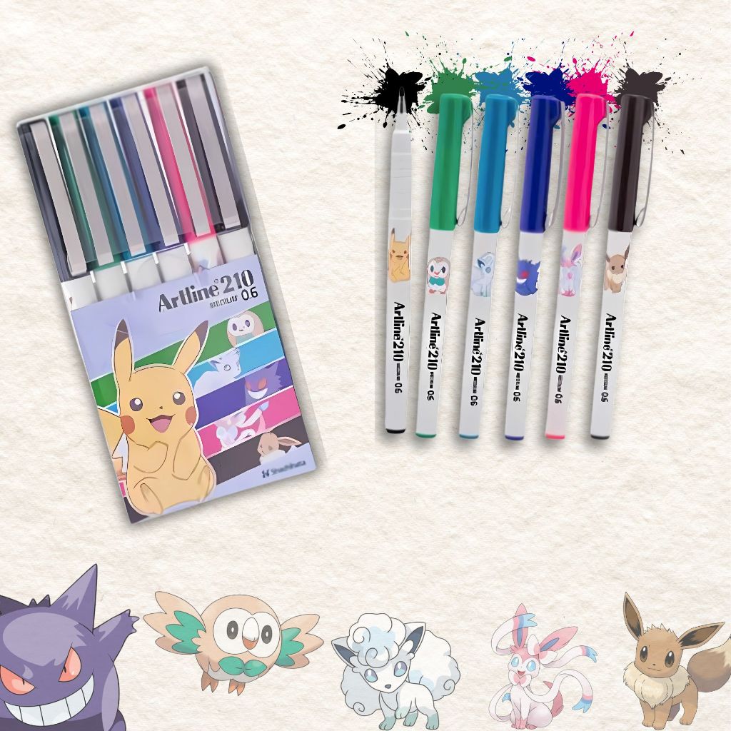 [SG] Artline Limited Edition Pokemon Pen Set in 0.6MM [Evergreen Stationery]