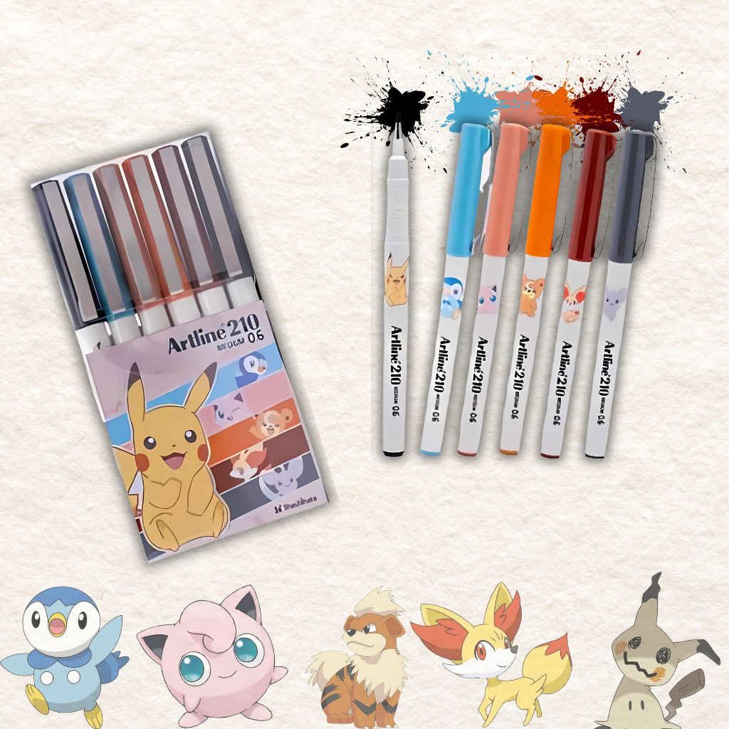 [SG] Artline Limited Edition Pokemon Pen Set in 0.6MM [Evergreen Stationery]
