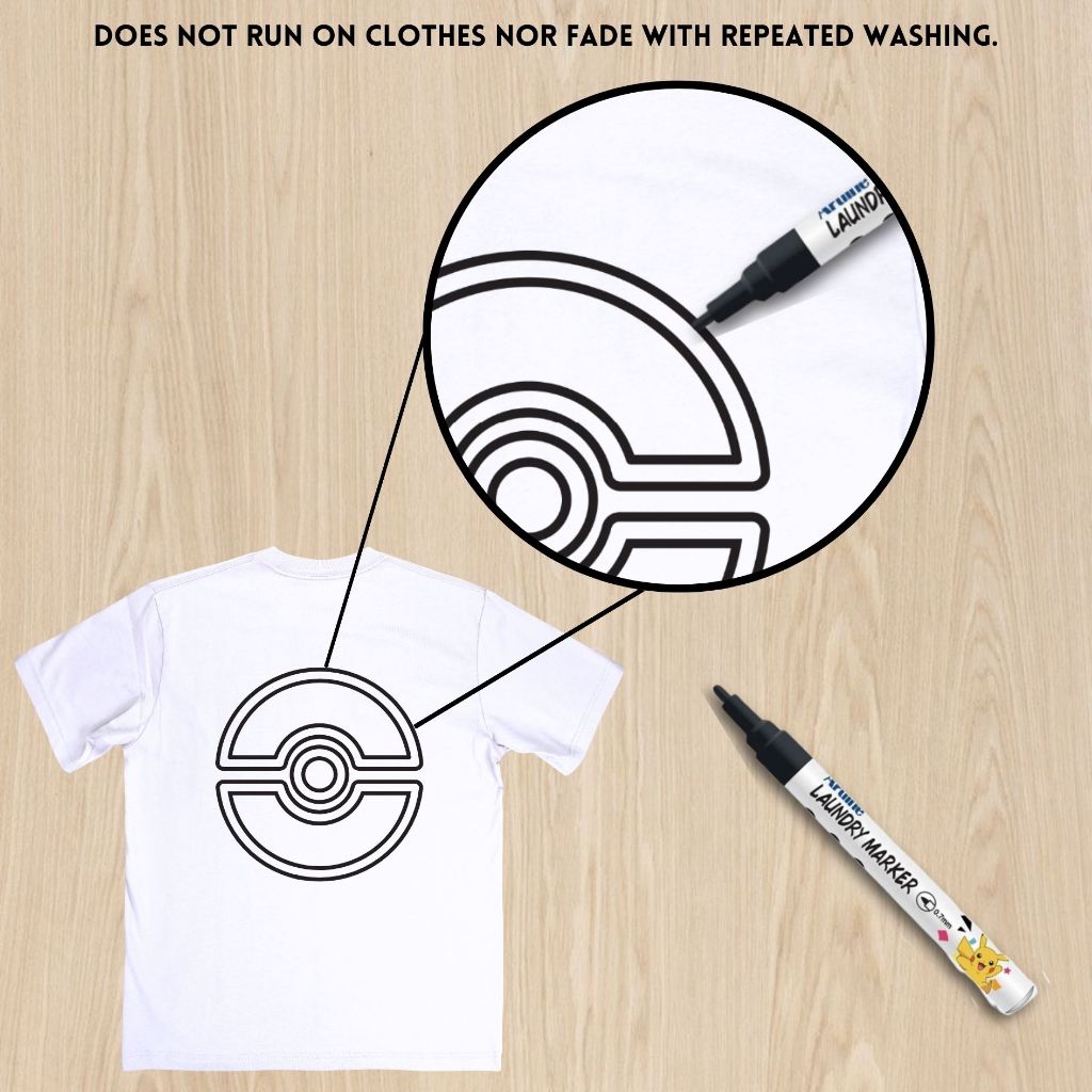 [SG] Artline x Pokemon Limited Edition Laundry Marker [Evergreen Stationery]