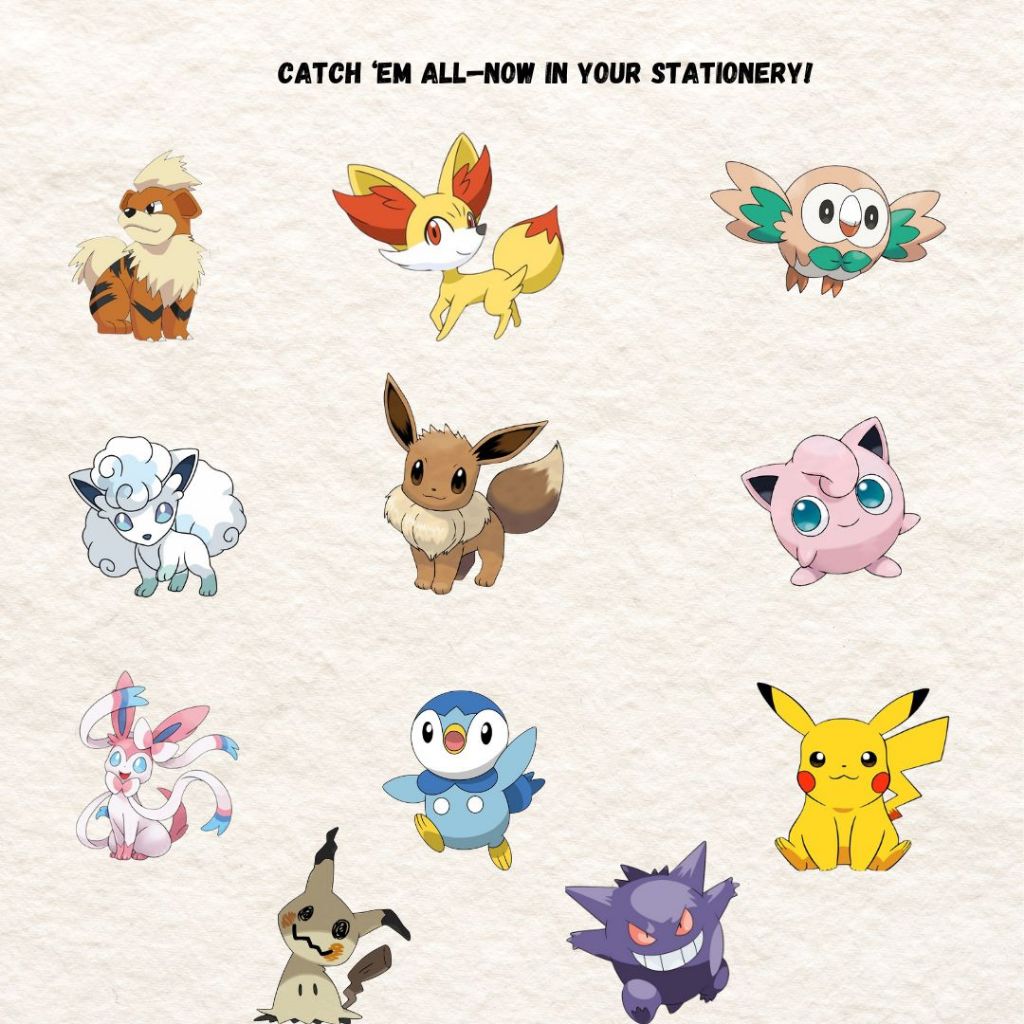 [SG] Artline Limited Edition Pokemon Pens in 0.6MM (Individual) [Evergreen Stationery]