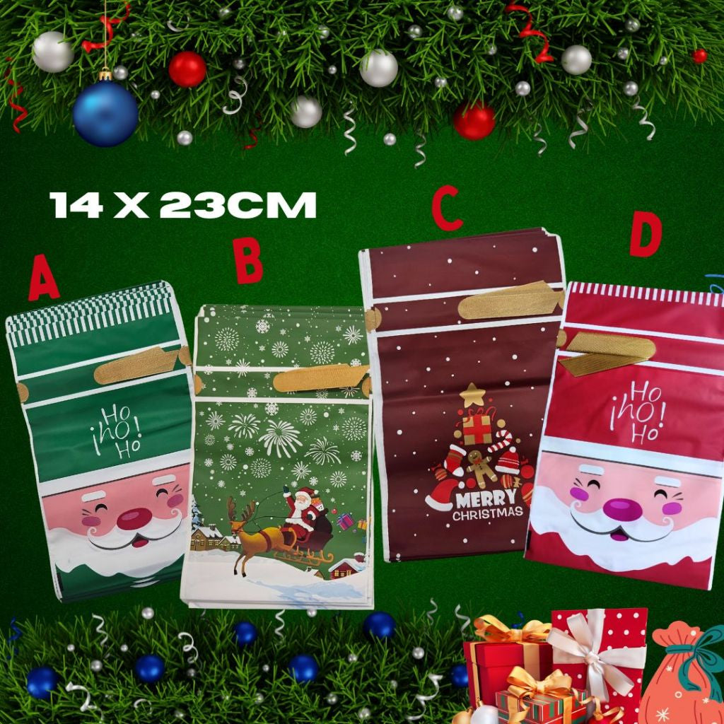 [SG] Assorted Christmas Bags (10pcs/Pack) [Evergreen Stationery]