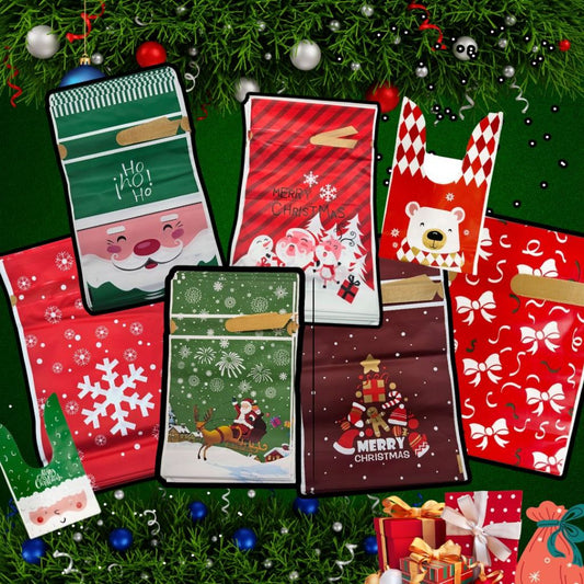 [SG] Assorted Christmas Bags (10pcs/Pack) [Evergreen Stationery]