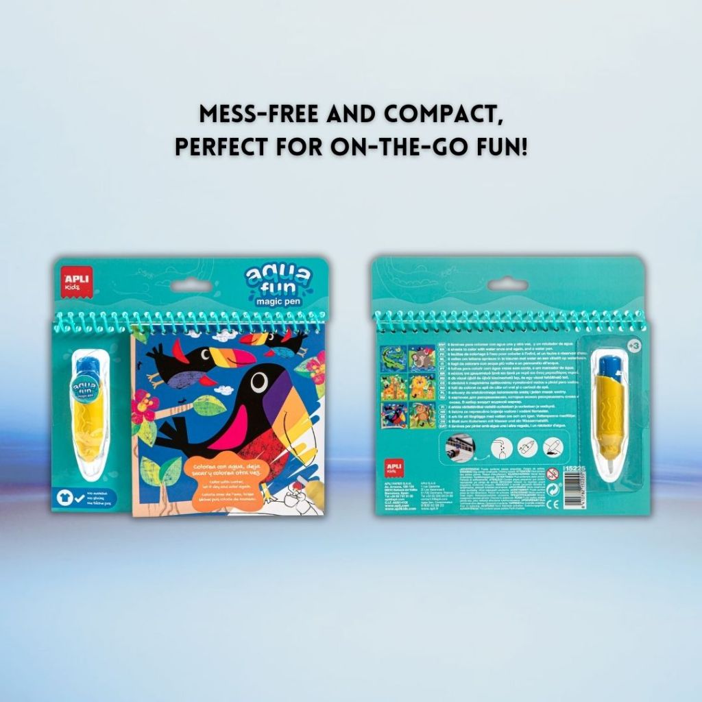 [SG] Apli #15225 Coloring Book Aqua Fun Magic Water [Evergreen Stationery]