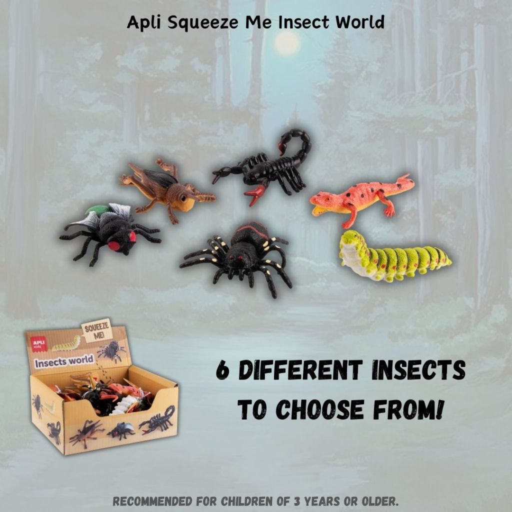 [SG] Apli Squeeze Me Happy Dogs/Insect World [Evergreen Stationery]