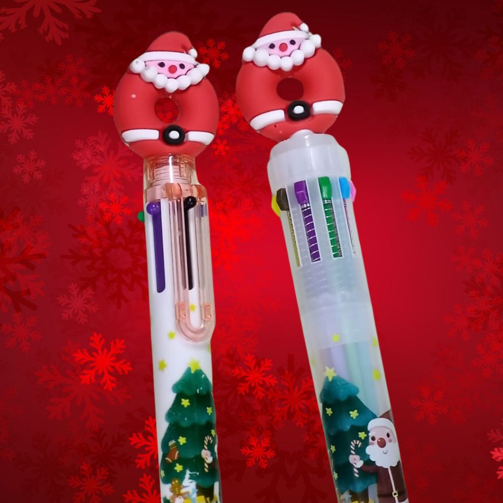 [SG] Christmas-Themed Cartoon Pens Evergreen Stationery]