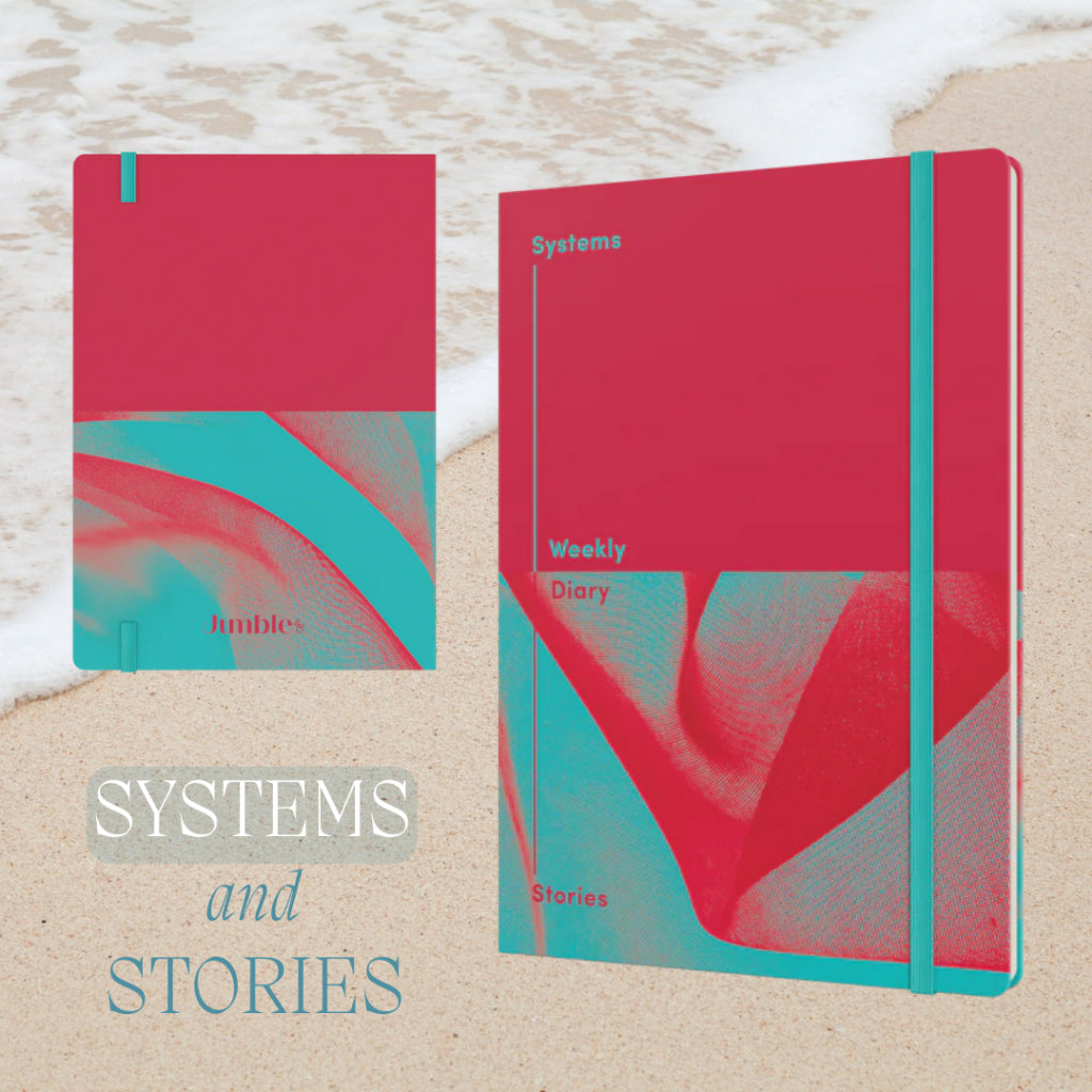 [SG] Jumble & Co A5 Week-To-View Undated Diary [Evergreen Stationery]