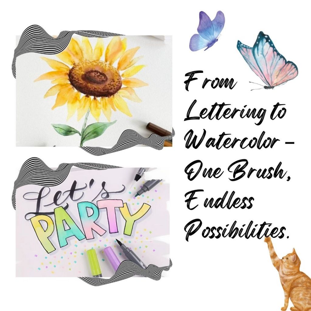 [SG] ONLINE Magixx Calli Brush Set [Evergreen Stationery]