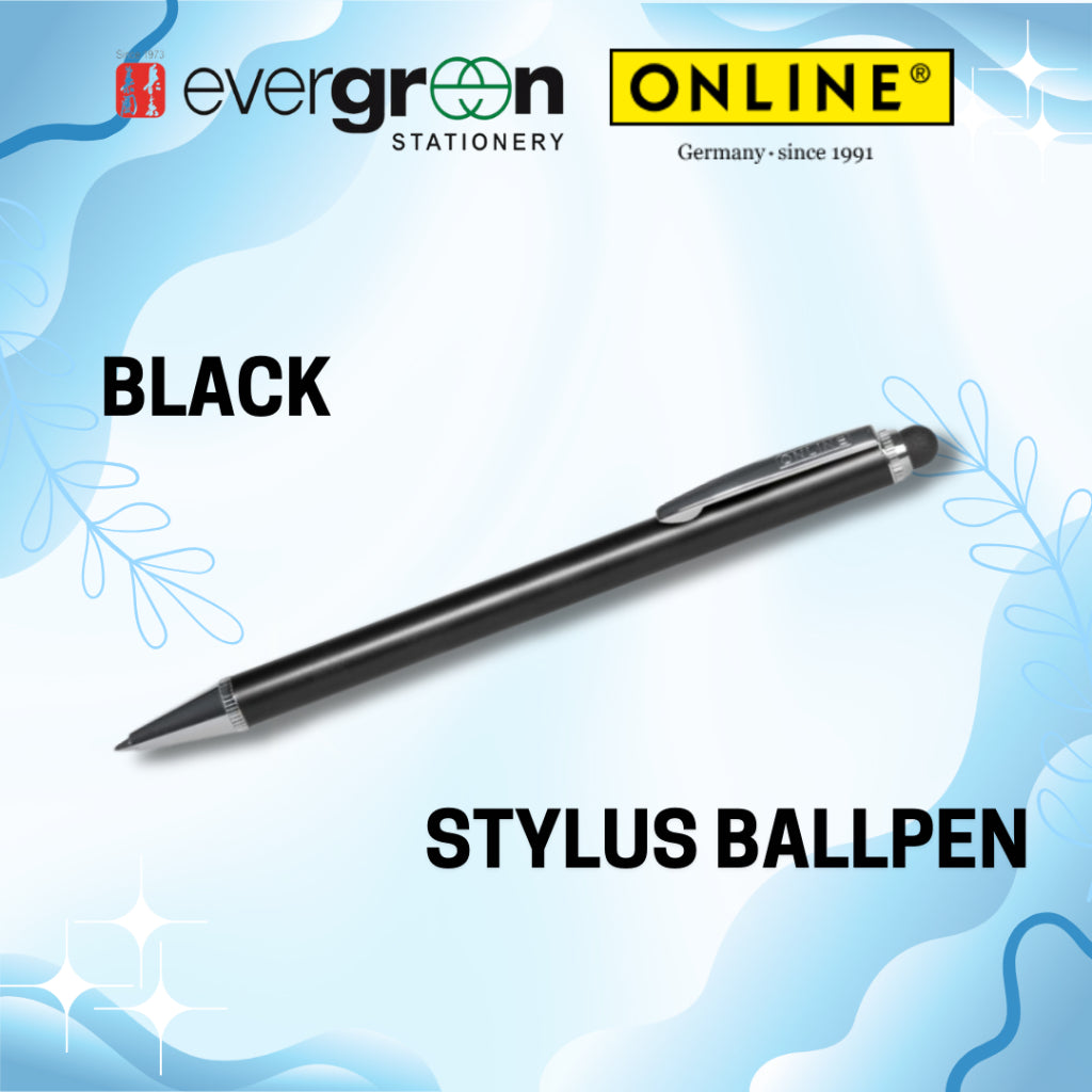 [SG] Online Magixx Germany 2-in-1 Metal Stylus Ballpen [Evergreen Stationery]