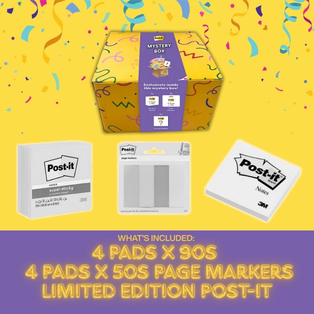 [SG] Post-It 3M Surprise Box [Evergreen Stationery]