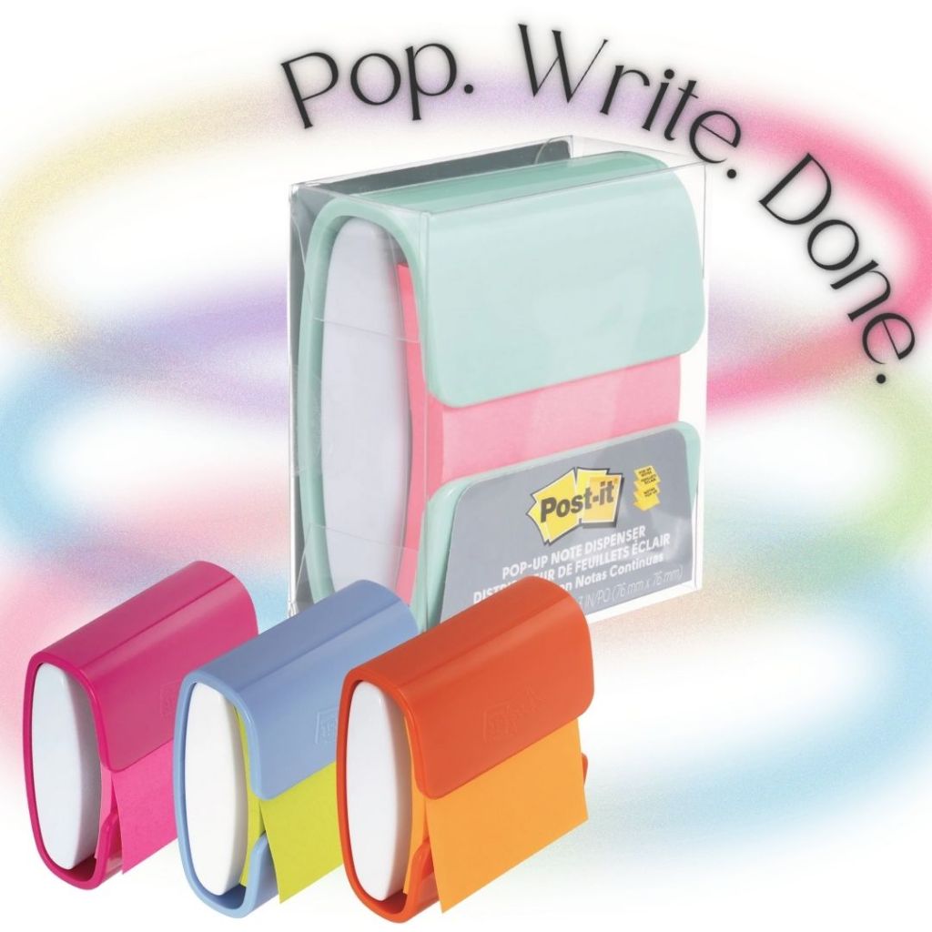 [SG] 3M Pop-Up Note Dispenser [Evergreen Stationery]