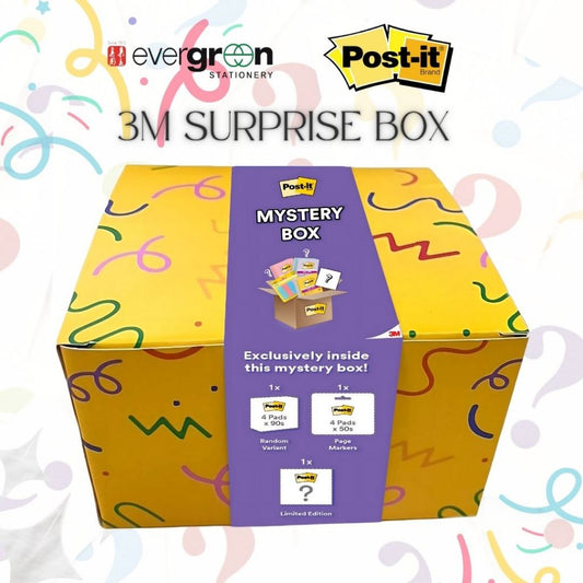 [SG] Post-It 3M Surprise Box [Evergreen Stationery]