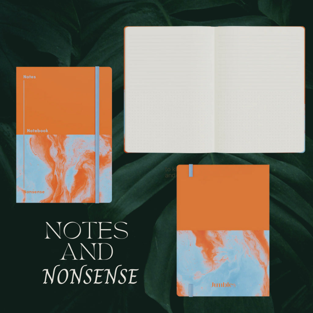 [SG] Jumble & Co A5 Ruled/Dotted Notebook [Evergreen Stationery]