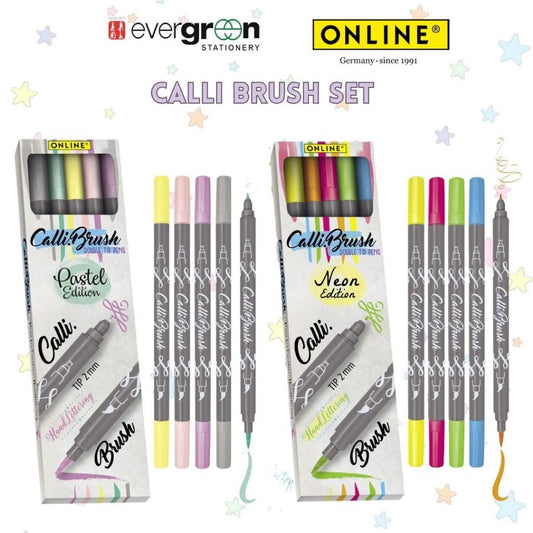 [SG] ONLINE Magixx Calli Brush Set [Evergreen Stationery]