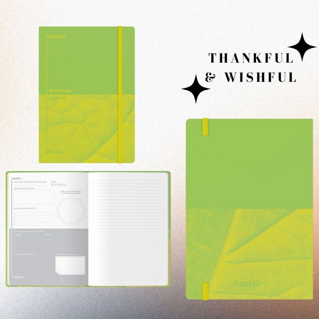 [SG] Jumble & Co Head & Heart 100% RECYCLED A5 Journal Series [Evergreen Stationery]
