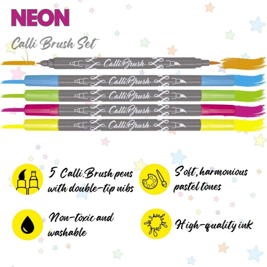 [SG] ONLINE Magixx Calli Brush Set [Evergreen Stationery]