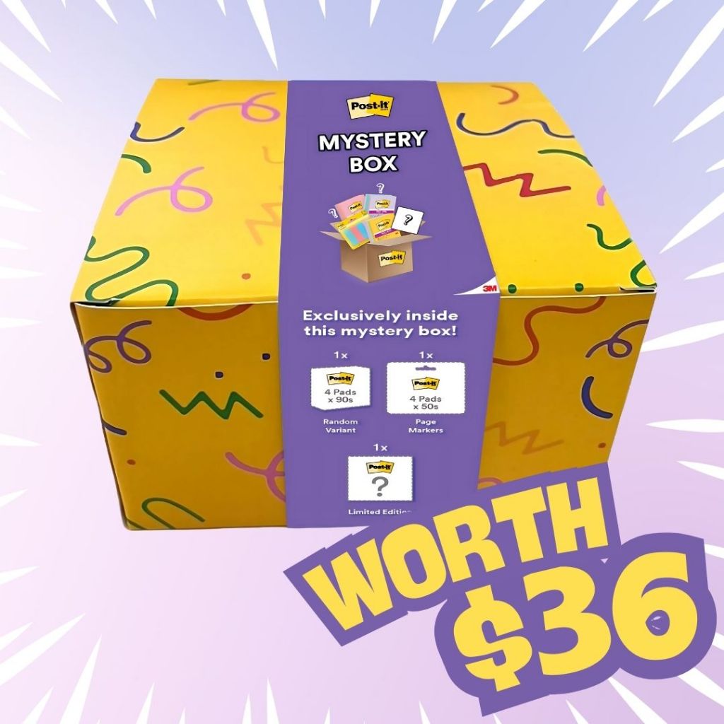 [SG] Post-It 3M Surprise Box [Evergreen Stationery]