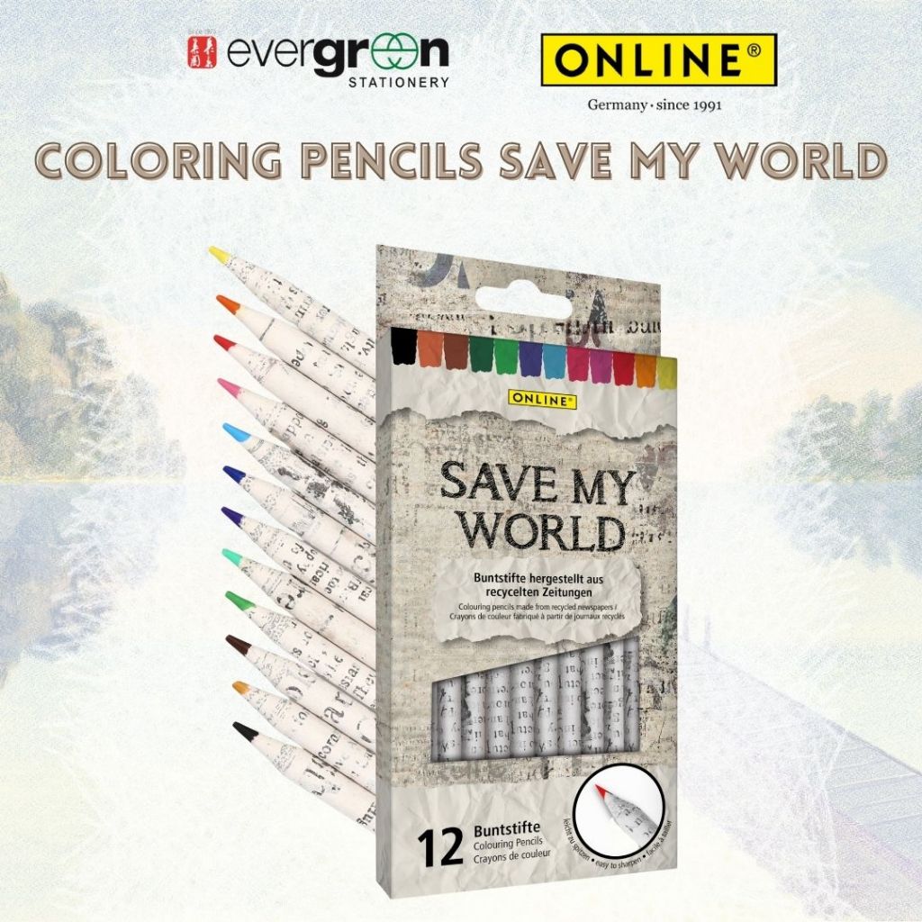 [SG] Online Magixx Coloring Pencils Save My World [Evergreen Stationery]