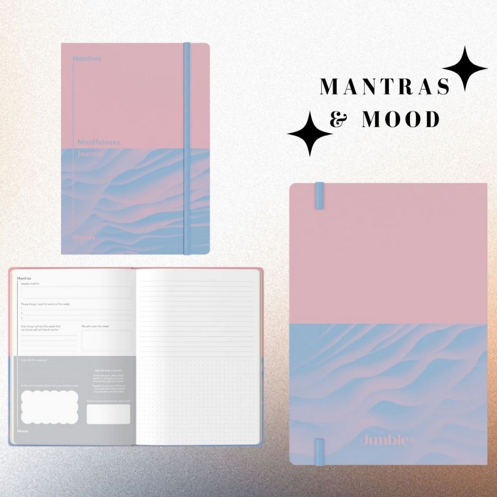 [SG] Jumble & Co Head & Heart 100% RECYCLED A5 Journal Series [Evergreen Stationery]