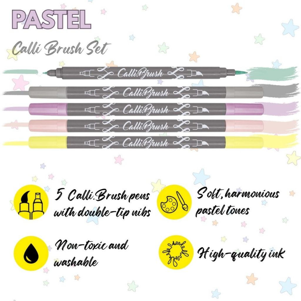 [SG] ONLINE Magixx Calli Brush Set [Evergreen Stationery]