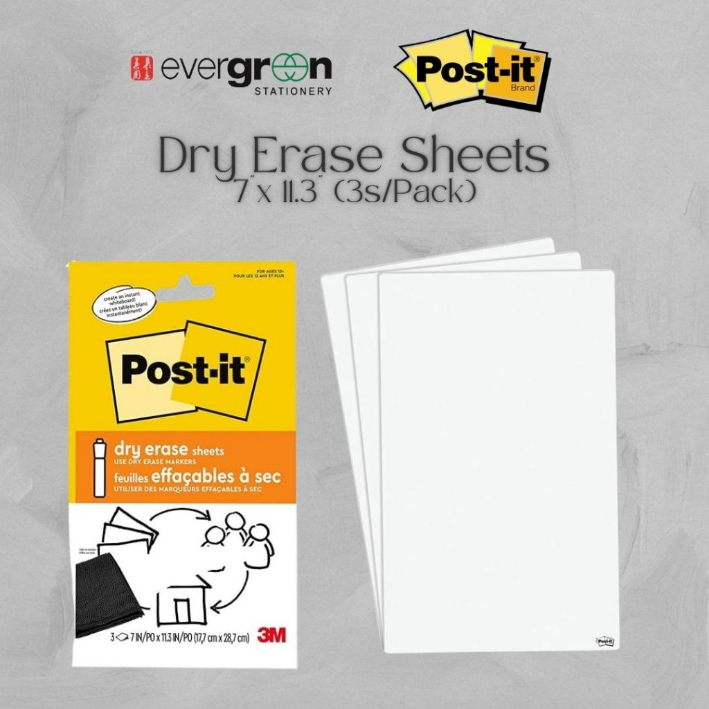 [SG] Post-it® Dry Erase Sheets [Evergreen Stationery]