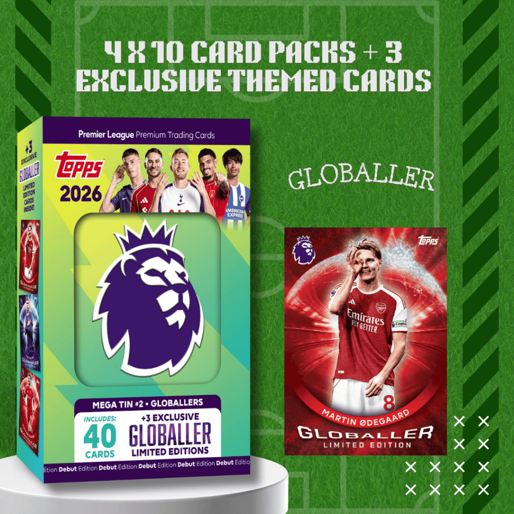 [SG] Topps Premier League 2026 Debut Edition Mega Tins [Evergreen Stationery]