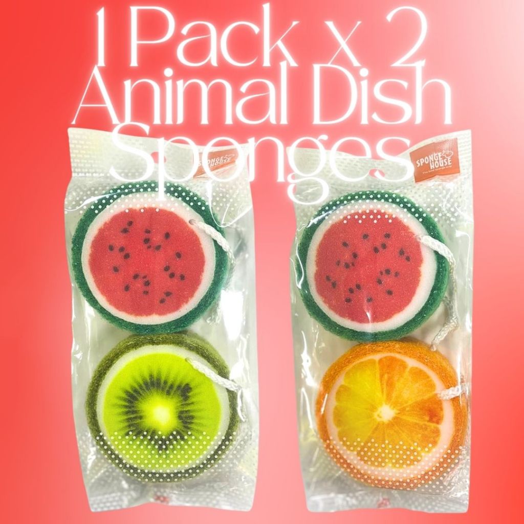 [SG] Fruit Printing Sponge 2s [Evergreen Stationery]