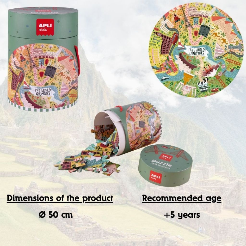 Apli Circular Monument Puzzle |Puzzle|Educational|Child Game|