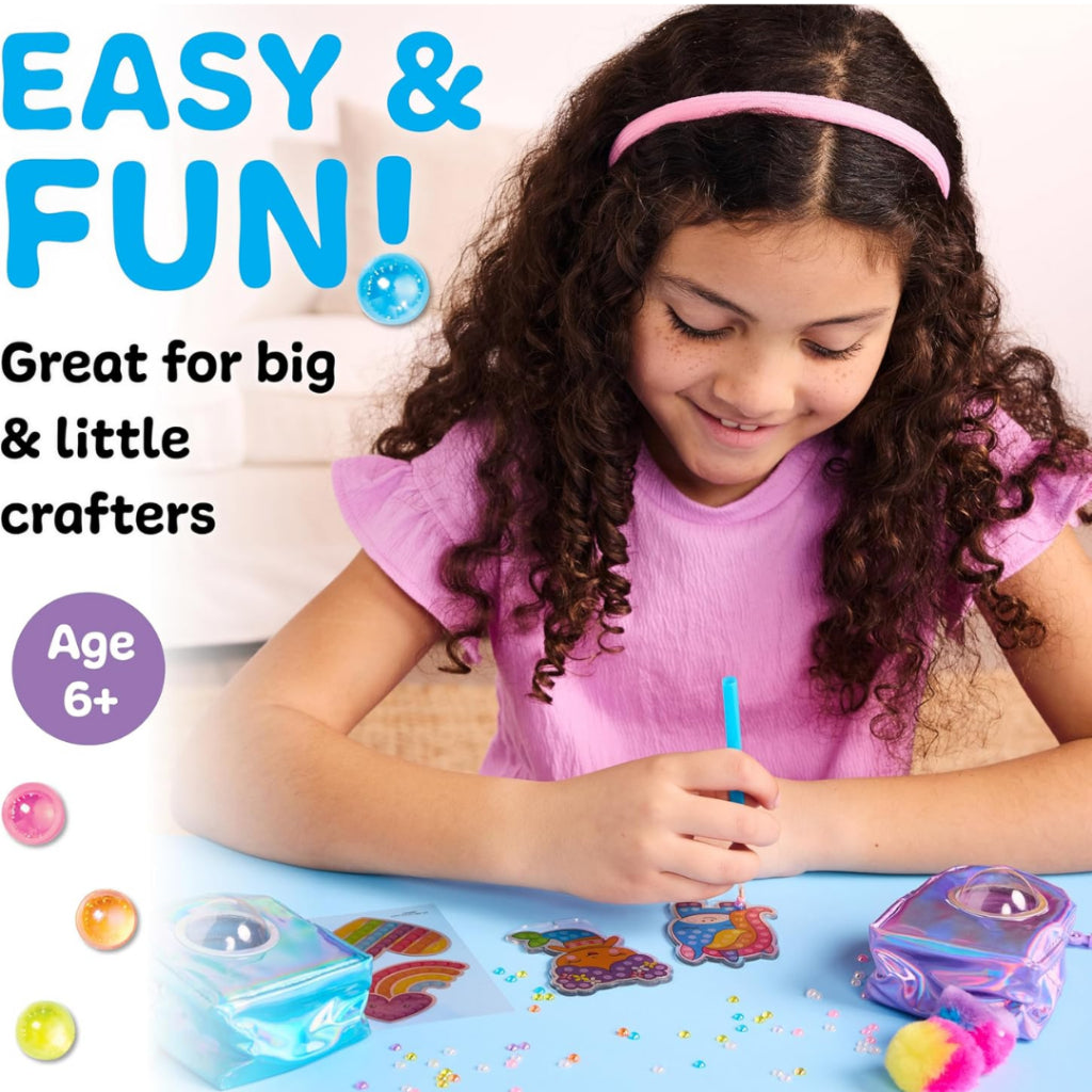 Faber Castell Bubble Gems Backpack Keychain |Accessories|DIY Kit|Craft Set|